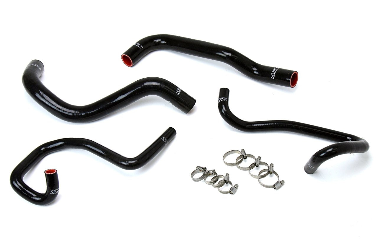 Black Silicone Radiator & Heater Hose Kit For Jaguar XJS V12 – Reinforced