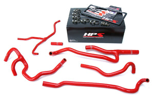 399.00 HPS Silicone Radiator + Heater Hoses Chevy Camaro SS Coupe 6.2L V8 (16-17) Red / Blue / Black - Redline360