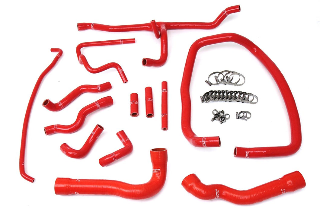 332.50 HPS Silicone Radiator + Heater Hoses BMW E36 M3 (96-99) Red / Blue / Black - Redline360