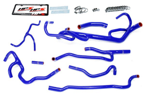 399.00 HPS Silicone Radiator + Heater Hoses Chevy Camaro SS Coupe 6.2L V8 (16-17) Red / Blue / Black - Redline360