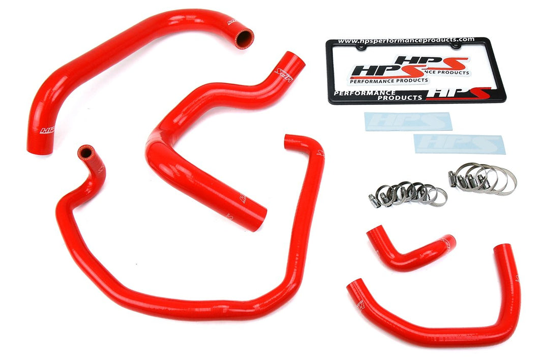 228.00 HPS Silicone Radiator + Heater Hoses Toyota Tacoma 2.4L/2.7L 4Cyl (95-04) Red / Blue / Black - Redline360