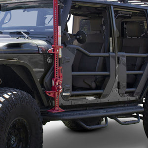 439.95 Go Rhino Trailline Tube Doors Jeep Wrangler JK / JKU (2007-2017) - Redline360