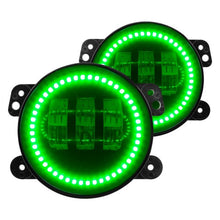 Load image into Gallery viewer, Oracle LED Fog Lights Dodge Challenger / Charger (2011-2014) Blue Red Green Amber - Green Alternate Image
