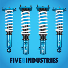 Load image into Gallery viewer, FIVE8 Coilovers Mazda RX7 FC (1986-1992) SS Sport Height Adjustable w/ Front Camber Plates Alternate Image