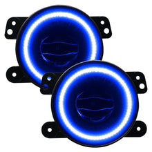 Load image into Gallery viewer, Oracle LED Fog Lights Jeep Wrangler JK/JL &amp; Gladiator JT (07-23) 20W w/ Halo - Blue Alternate Image