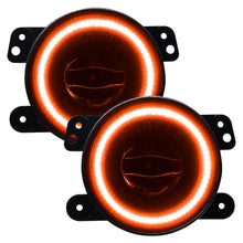 Load image into Gallery viewer, Oracle LED Fog Lights Jeep Wrangler JK/JL &amp; Gladiator JT (07-23) 20W w/ Halo - Amber Alternate Image