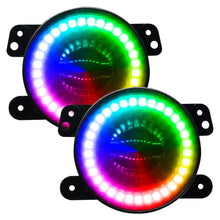 Load image into Gallery viewer, Oracle LED Fog Lights Jeep Wrangler JK/JL &amp; Gladiator JT (07-23) 20W w/ Halo - ColorSHIFT - No Controller Alternate Image