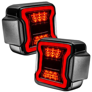 269.96 Oracle LED Tail Lights Jeep Wrangler JL (18-21) Black Series - 5852-504 - Redline360