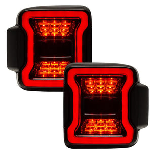 269.96 Oracle LED Tail Lights Jeep Wrangler JL (18-21) Black Series - 5852-504 - Redline360