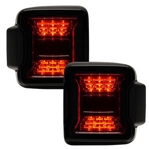 269.96 Oracle LED Tail Lights Jeep Wrangler JL (18-21) Black Series - 5852-504 - Redline360