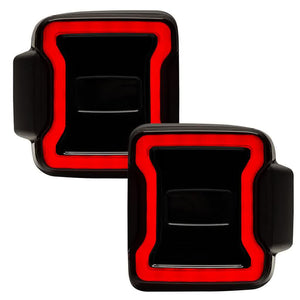 269.96 Oracle LED Tail Lights Jeep Wrangler JL (18-21) Black Series - 5852-504 - Redline360