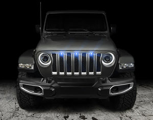 Oracle LED Grill Lights Jeep Wrangler JL (18-20) Pre-Runner Style Ambe ...