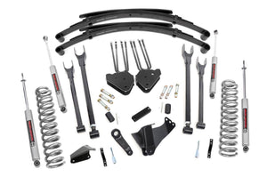 Rough Country Lift Kit Ford F250/F350 Super Duty 4WD (05-07) 8" Suspension Lift Kits w/ or w/o Leaf Springs