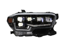 Load image into Gallery viewer, Winjet Renegade Projector Headlights Toyota Tacoma (16-21) Full LED w/ LED Sequential DRL Light Bar Alternate Image