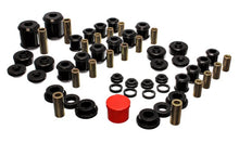 Load image into Gallery viewer, Energy Suspension Master Bushing Set Mitsubishi Eclipse 2G DSM (95-99) Red or Black Hyper-Flex - Black Alternate Image