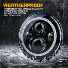 Load image into Gallery viewer, 143.99 Xprite LED Headlights Jeep Wrangler JK (07-18) LJ (04-06) TJ (97-06) 7" 90W G2 w/ Halo - Blue / Green / Red / White - Redline360 Alternate Image