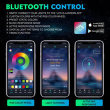 Load image into Gallery viewer, Xprite Discovery Series Multi-Color RGB LED Rock Lights w/ Remote or Bluetooth - 10pcs / 6pcs / 8pcs - 6pcs Alternate Image