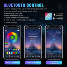 Load image into Gallery viewer, Xprite Discovery Plus Multi-Color RGB LED Rock Lights (Wheel Well) Remote &amp; Bluetooth - 10pcs Alternate Image