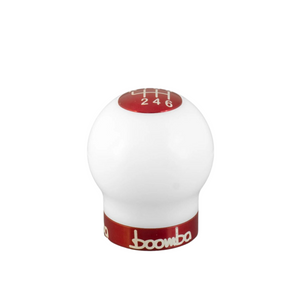 Boomba Racing Round Shift Knob Ford Fiesta ST (14-19) [270g V2] White Delrin