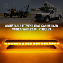 Load image into Gallery viewer, 289.99 Xprite LED Rooftop Strobe Crane Series 48" Light Bar (w/ Mounting Brackets)  Amber - SL-8607-Y - Redline360 Alternate Image