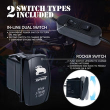 Load image into Gallery viewer, 125.99 Xprite LED Strobe Light Bar RZ Series (36") Offroad Rear Chase - RBYYBR/RYBBYR/RYBYBR/RYWWYR - Redline360 Alternate Image