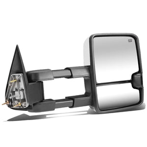 DNA Towing Mirrors Chevy Silverado (03-07) Black or Chrome + Optional Signal Light + Powered or Manual