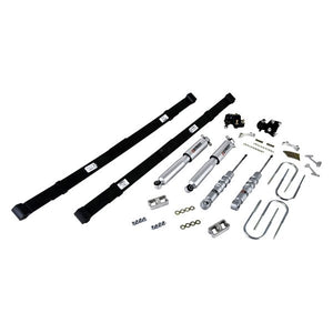 662.72 Belltech Lowering Kit Chevy Colorado / GMC Canyon Ext and Std Cab Z85 (04-12) Front And Rear - w/o or w/ Shocks - Redline360