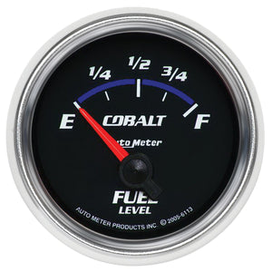 82.95 AutoMeter Cobalt In-Dash Fuel Gauge (2-1/16") - Redline360