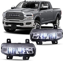 Load image into Gallery viewer, Winjet LED Fog Lights Ram 1500/2500/3500 (2019-2020) Clear Lens w/ Wiring Kit Alternate Image