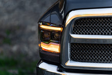 Load image into Gallery viewer, Morimoto Headlights Dodge Ram 1500/HD (09-18) [XB LED - Black] White or Amber DRL - White DRL Alternate Image