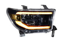 Load image into Gallery viewer, Morimoto Headlights Toyota Sequoia (2008-2018) XB LED - Black White or Amber DRL - Amber DRL Alternate Image