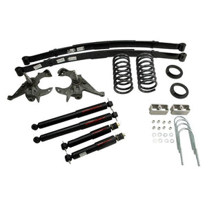 513.79 Belltech Lowering Kit Chevy S10/S15 Truck Standard Cab (82-04) Front/Rear - Optional Shocks - Redline360