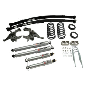 513.79 Belltech Lowering Kit Chevy S10/S15 Truck Standard Cab (82-04) Front/Rear - Optional Shocks - Redline360