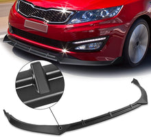 Load image into Gallery viewer, DNA Bumper Lip Kia Optima (10-13) Front Lower w/ Stabilizers [STP Style] Matte or Gloss Black / Carbon Look Alternate Image