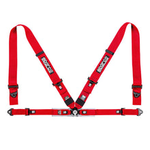 Load image into Gallery viewer, 275.00 SPARCO Competition Harness 3&quot; 4 Points [FIA] Blue / Red / Black - Redline360 Alternate Image