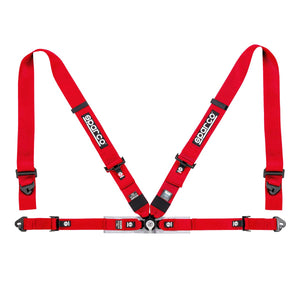 275.00 SPARCO Competition Harness 3" 4 Points [FIA] Blue / Red / Black - Redline360