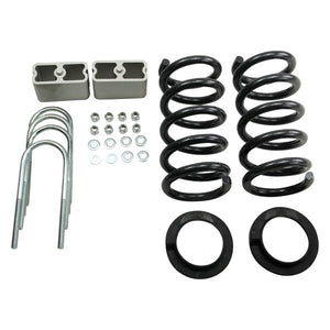 394.42 Belltech Lowering Kit Chevy S10/S15 Pickup 6 cyl. Ext Cab (94-04) Front And Rear - w/o or w/ Shocks - Redline360