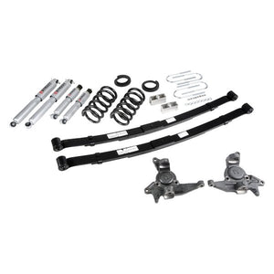 404.65 Belltech Lowering Kit Chevy Blazer / GMC Jimmy 6 cyl. Exc .Extreme (98-03) Front And Rear - w/o or w/ Shocks - Redline360