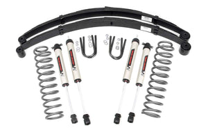 Rough Country Lift Kit Jeep Cherokee XJ 2WD/4WD (84-01) 3" Suspension Lift Kit w/ Shocks