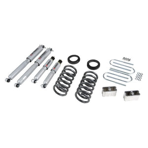 513.79 Belltech Lowering Kit Chevy S10/S15 Truck Standard Cab (82-04) Front/Rear - Optional Shocks - Redline360