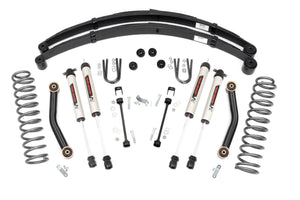 Rough Country Lift Kit Jeep Cherokee XJ 2WD/4WD (84-01) 4.5" Suspension Lift Kit w/ Rear Springs