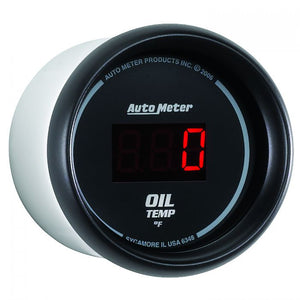 138.04 Autometer Sport-Comp Digital Series Oil Temperature Gauge (2-1/16") 6348 - Redline360