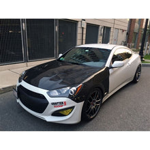 Load image into Gallery viewer, ARK Legato Hood Hyundai Genesis Coupe 2.0L / 3.8L (13-16) Fiberglass or Carbon Fiber - Carbon Fiber Alternate Image