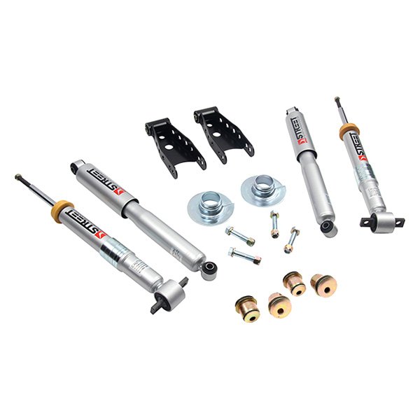 462.63 Belltech Lowering Kit Chevy Silverado / GMC Sierra All Cabs 2WD/4WD (07-13) Front And Rear - w/o or w/ Shocks - Redline360