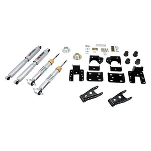 462.63 Belltech Lowering Kit Chevy Silverado / GMC Sierra All Cabs 2WD/4WD (07-13) Front And Rear - w/o or w/ Shocks - Redline360