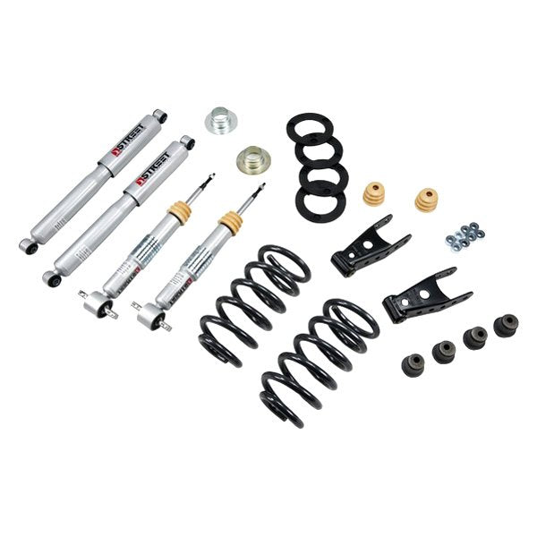 655.89 Belltech Lowering Kit Chevy Silverado / GMC Sierra Ext and Crew Cab (07-13) Front And Rear - w/o or w/ Shocks - Redline360