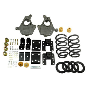 655.89 Belltech Lowering Kit Chevy Silverado / GMC Sierra Ext and Crew Cab (07-13) Front And Rear - w/o or w/ Shocks - Redline360