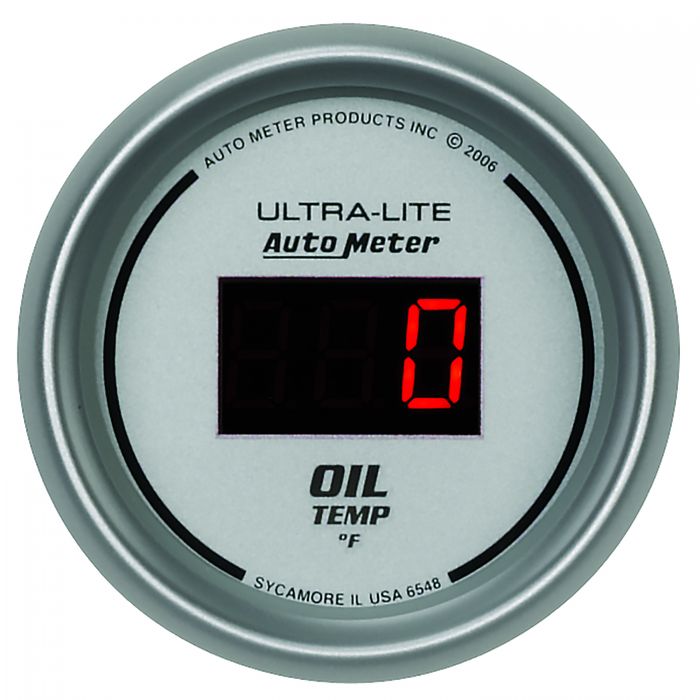 138.04 Autometer Ultra-Lite Digital Series Oil Temperature Gauge (2-1/16