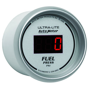 289.95 AutoMeter Ultra-Lite Digital Fuel Pressure Gauge (2-1/16") 6563 - Redline360
