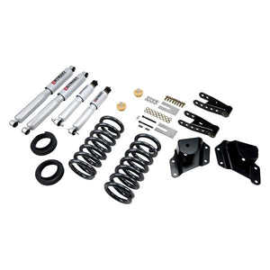 729.79 Belltech Lowering Kit Chevy Silverado / GMC Sierra Std Cab (99-06) Front And Rear - w/o or w/ Shocks - Redline360